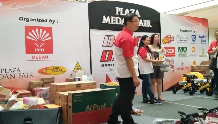 Perusahan Swasta ajak Masyarakat kota medan donor darah untuk hidup sehat