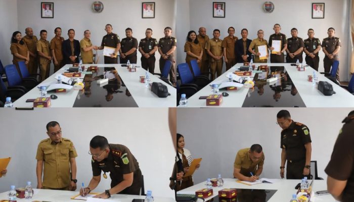 Bupati Humbahas Bersama Kajari Serah Terima Rumah Dinas Kepala Seksi Kejari