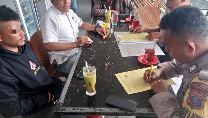 Polsek Palipi Bantu Polres Pematang Siantar Amankan Terlapor Penggelapan Sepeda Motor