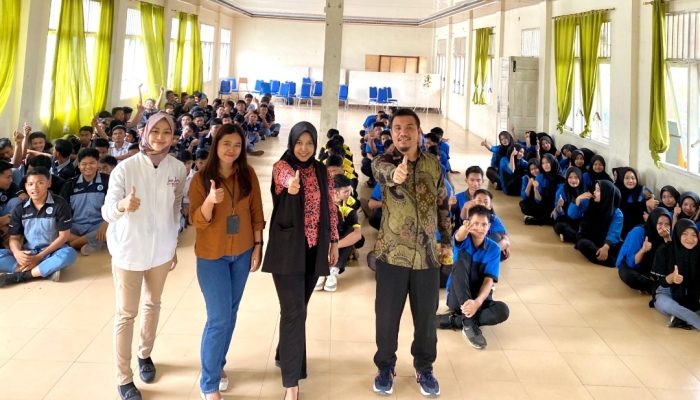 Melalui Sosialisasi Tabungan, BRI Kanca Perdagangan Ajak Pelajar Biasakan Menabung