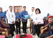 Bupati Humbahas terima audiensi Badan Pengelola Toba Caldera UNESCO, GRIB Jaya dan PMI Kabupaten Humbang Hasundutan