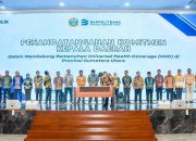 Bupati Humbahas Tandatangani Komitmen Dukungan Pemenuhan UHC Di Provinsi Sumatera Utara