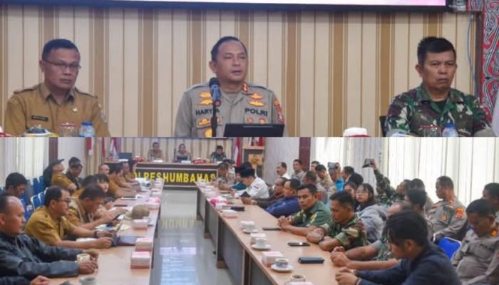 Pemkab Humbahas Hadiri Rakor Lintas Sektoral Operasi “Ketupat Toba” 2025