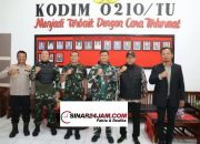Bupati Taput Sambut Kunjungan Pangkogabwilhan I di Makodim 0210/TU