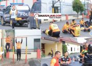 Polres Samosir Gelar Tes Jasmani Berkala, 250 Personel Tunjukkan Semangat Prima