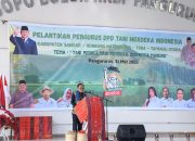 DPD TMI KABUPATEN SAMOSIR DILANTIK, WAKIL BUPATI SAMOSIR MINTA PENGURUS BARU PERJUANGKAN KESEJAHTERAAN PETANI