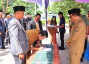 Anggota BPD se-Kecamatan Nainggolan Dikukuhkan, Wakil Bupati Samosir Minta Agar Bermitra Membangun Desa