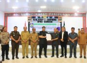 BUPATI SAMOSIR TERIMA KEPUTUSAN DPRD SAMOSIR TENTANG REKOMENDASI LKPJ 2024