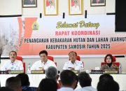 Pemkab Samosir Gelar Rakor Penanganan Karhutla, Bupati Samosir Titik Beratkan Upaya Pencegahan