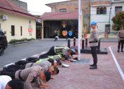 Polres Samosir Gelar Gaktibplin Pengecekan HP Personel, 10 Anggota Terdeteksi Terkait Situs Judi Online