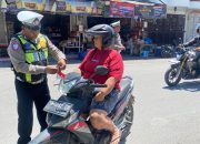Satlantas Polres Samosir Hadirkan Semangat Kemerdekaan RI ke-80 Kepada Pengendara
