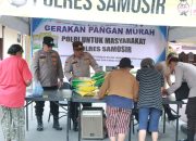 Hari Kedua GPM Polres Samosir: 2,5 Ton Beras Ludes, Momen Haru Nenek Genggam Tangan Polisi