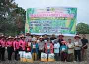 Kapolres Samosir AKBP Rina Frillya S.I.K, Tanam Jagung di Lahan Binaan Seluas 5 Hektar