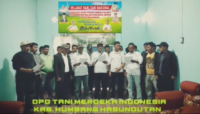 DPD Tani Merdeka Humbang Hasundutan Ucapkan Selamat Hari Tani Nasional, Tegaskan Komitmen Sejahterakan Petani