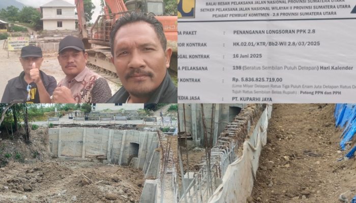 Masyarakat Pantau Proyek Penanganan Longsor Ringroad Samosir, Harap Pelaksanaan Sesuai RAB dan Jadwal