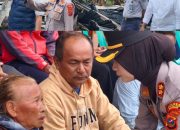Kapolres Samosir Gelar Bakti Sosial untuk Korban Kebakaran 8 Unit Rumah di Desa Simarmata
