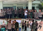 Polres Samosir Rayakan HUT TNI ke-80 di Makoramil 03 Pangururan, Wujud Sinergitas Tanpa Batas TNI-Polri