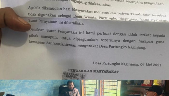 Ketika “Kerja Sama” Tak Melibatkan Suara Masyarakat: Potensi Sengketa Lahan Warisan di Desa Partuko Naginjang