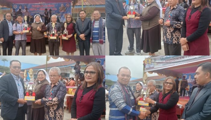 UPT SMP Santa Lusia Doloksanggul Raih Juara Umum Olimpiade E-MIPAS 2025 Humbang Hasundutan