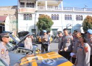 Pastikan Kesiapan Personel Layani Masyarakat dan Wisatawan, Kapolres Cek Kendaraan Dinas dan Senpi