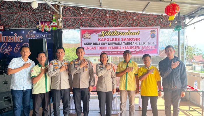 Kapolres Samosir Ajak Tokoh Pemuda Jaga Kemitraan dan Patuhi Aturan