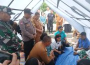 Bhabinkamtibmas Polsek Siantar Marihat Hadiri Pemberian Bansos Kepada Korban Kebakaran