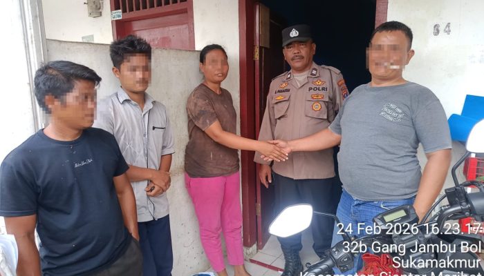 Polsek Siantar Marihat Respon Cepat ,Cek Laporan Dugaan Pengancaman