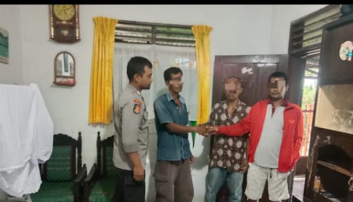 Bhabinkamtibmas Polsek Siantar Marihat Selesaikan Dugaan Pencurian dengan Mediasi