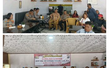 Puluhan Insan Pers Media Cetak-Online-TV Hadiri Silaturahmi Kapolres Samosir