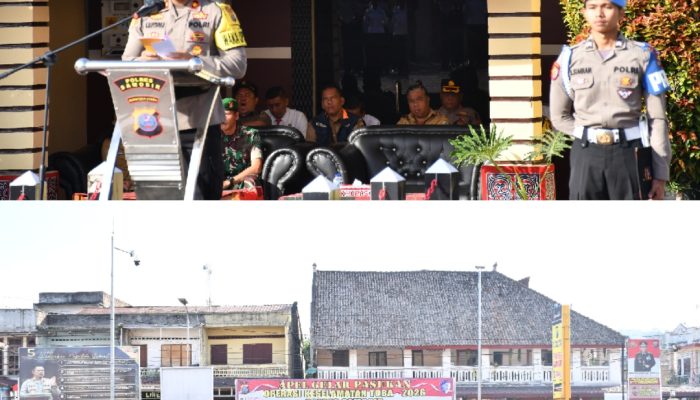 Apel Gelar Pasukan Operasi Keselamatan Toba 2026 Digelar, Polres Samosir Libatkan Lintas Instansi