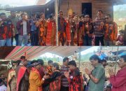 MPC Pemuda Pancasila Kabupaten Samosir Hadiri Acara Pernikahan Anggota di Desa Hatoguan