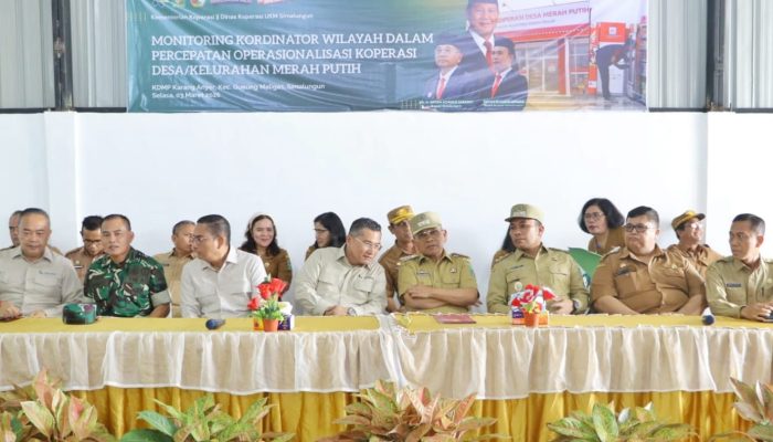 Monitoring Percepatan Operasional KDKMP di Nagori Karang Anyar Kabupaten Simalungun