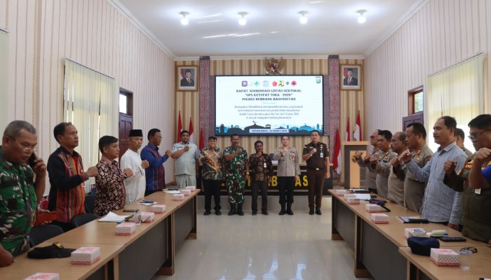Rakor Lintas Sektoral, Polres Humbahas Matangkan Pengamanan Operasi Ketupat Toba 2026