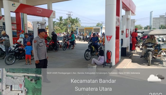 Polres Simalungun Pantau 15 SPBU, Imbau Warga Tidak Panic Buying