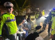 Sat Lantas Polres Humbahas Gerak Cepat Bubarkan Kerumunan Remaja Diduga Balap Liar