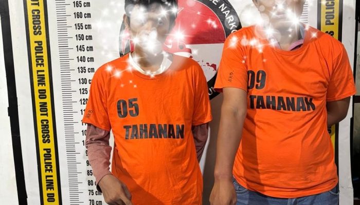 Sat Narkoba Polres Simalungun Ringkus Dua Pria Diduga Pengedar Sabu, 6 Paket Diamankan