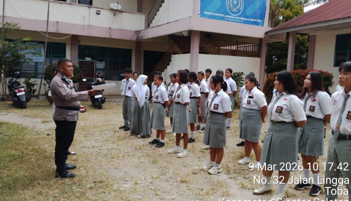 Penerimaan Polri Dibuka, Polsek Siantar Selatan Sosialisasikan Rekrutmen Polri T.A 2026 di SMK Parbina Nusantara