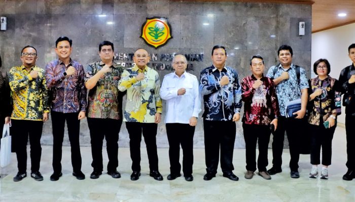 Bupati Simalungun Temui Menteri Pertanian RI: Peroleh Bantuan Bibit 22 ribu Hektar dan Program Cetak Sawah Baru