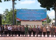 Kapolres Humbahas Pimpin Apel Gelar Pasukan Operasi Ketupat Toba 2026
