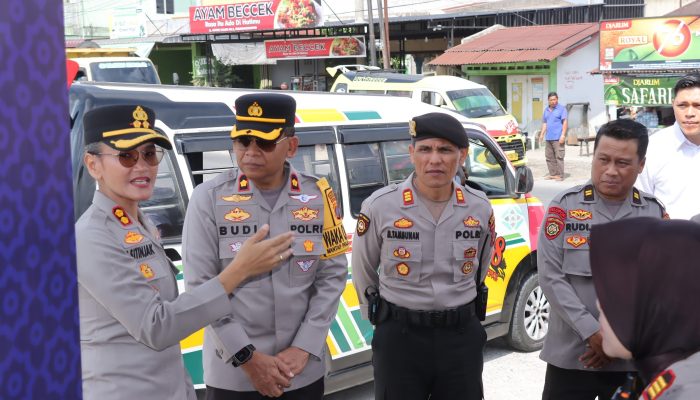 Kapolres Pematangsiantar Cek Kesiapan Pos Pam dan Pos Yan Ops Ketupat Toba 2026, Pastikan Pelayanan Terbaik