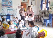 Polisi Sahabat Anak, Bhabinkamtibmas Polsek Siantar Marihat Sambangi PAUD SAB Simarimbun