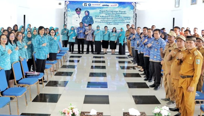 Optimalisasi Pelaksanaan Nagori Percontohan 2026, TP PKK Kabupaten Simalungun Gelar Rakor Program Kerja