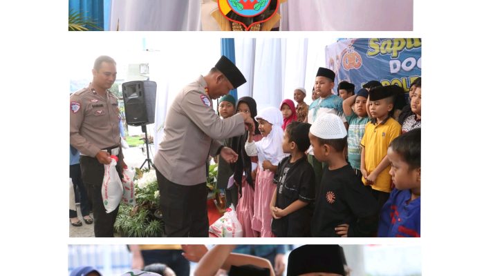 Sapa Ramadhan Door To Door, Kapolres Simalungun Berbuka Puasa Bersama dan Salurkan Tali Asih kepada Anak-anak Yatim Piatu serta Kaum Duafa