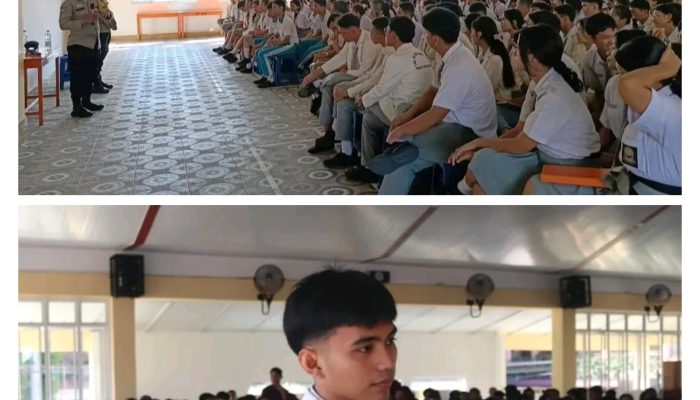 Polsek Siantar Selatan Sosialisasi Penerimaan Casis Polri Tahun 2026 di SMA Swasta RK Bintang Timur