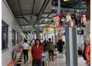 425 Penumpang Medan-Pematangsiantar Padati KA Saat Arus Balik, Polsek Siantar Barat Jaga Aman