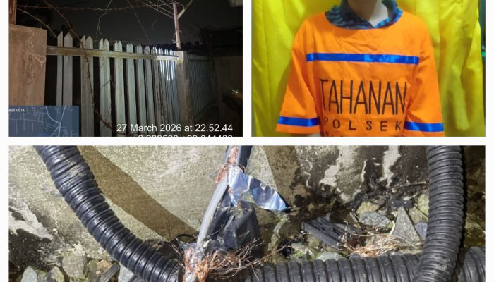 Polisi Amankan Pelaku Percobaan Pencuri Kabel Tower Telkomsel, Dua Rekannya Kabur