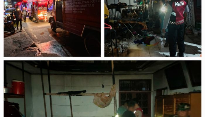 Kebakaran Lantai 2 Rumah di Jalan Purba, Damkar dan Polisi Tangani Cepat – Dugaan Korsleting