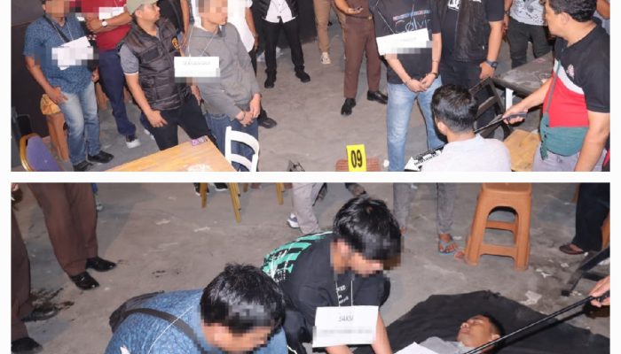 Polisi Rekonstruksi Kasus Pembunuhan di Cafe Lotta, Peragakan 10 Adegan Kunci