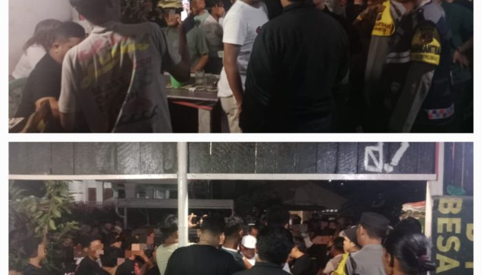 Polres Pematangsiantar Bubarkan Keributan di Jalan Merpati, Sejumlah Orang Diamankan
