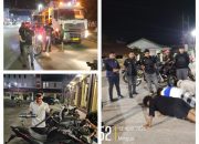 Patroli Hingga Subuh, Polres Pematangsiantar Amankan 3 Motor Knalpot Brong